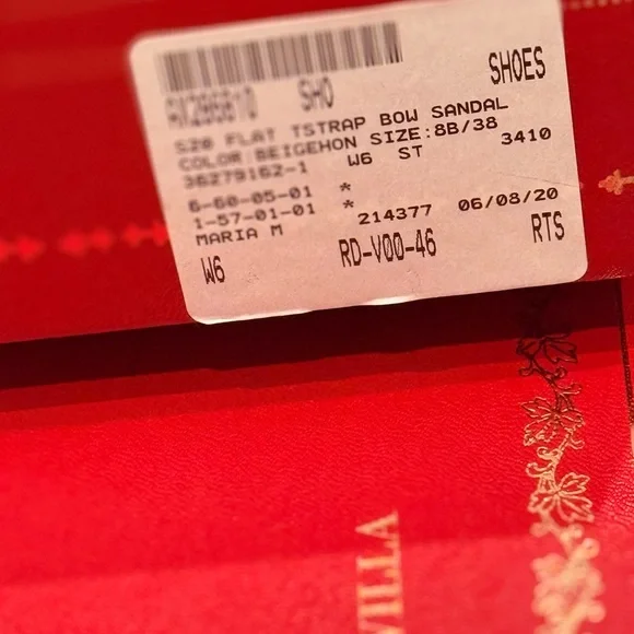 Rene Caovilla Gold Flats with Glamorous Bow - Picture 3 of 5